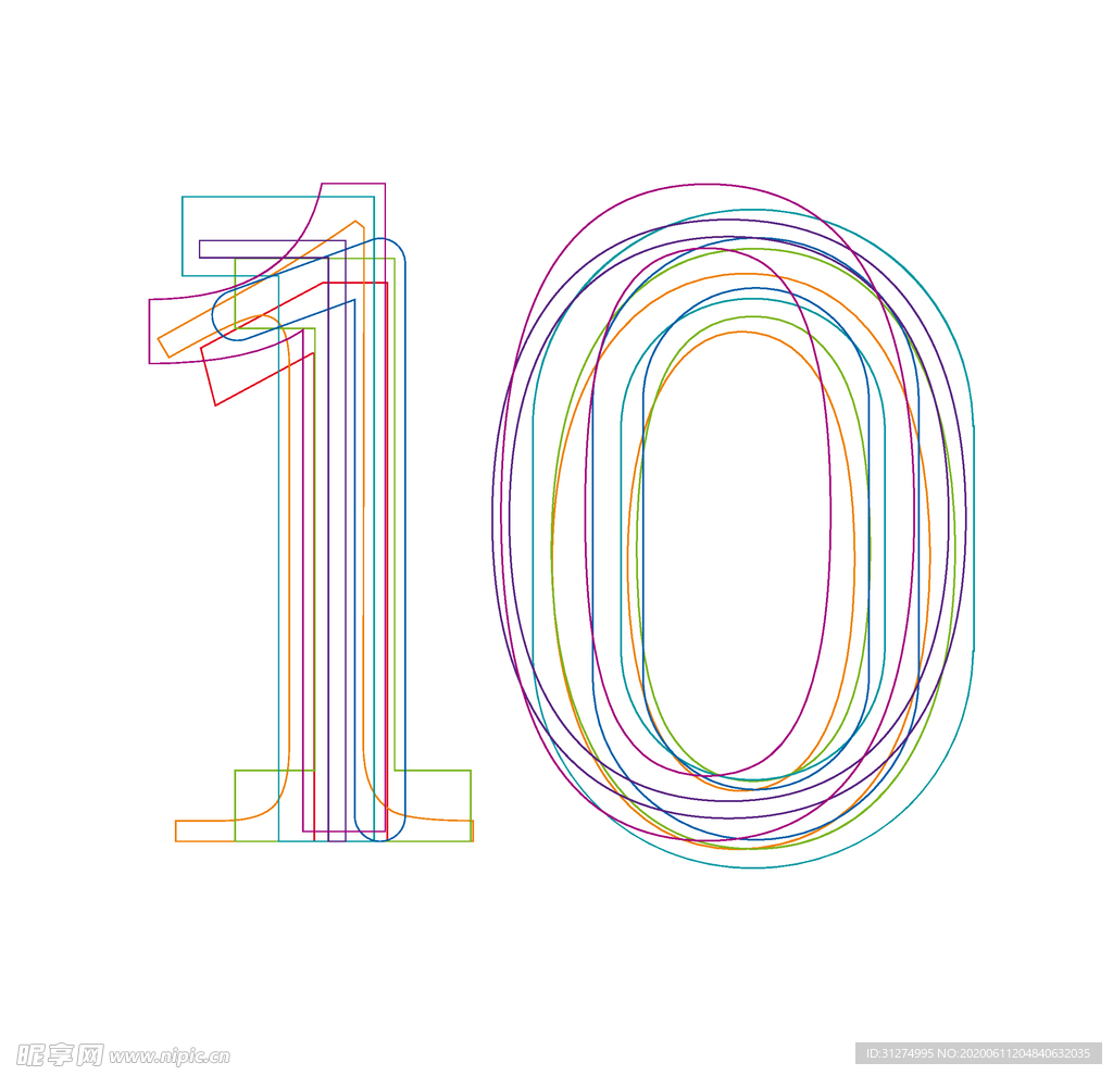 数字10