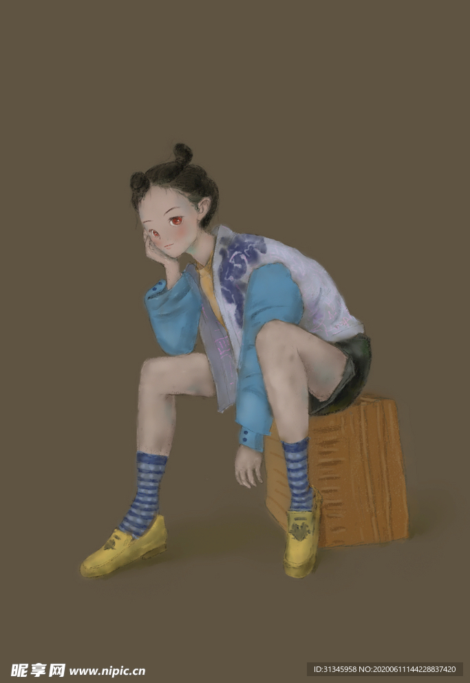 插画小姐姐