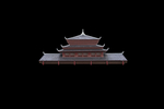 苗寨房顶精细抠图素材