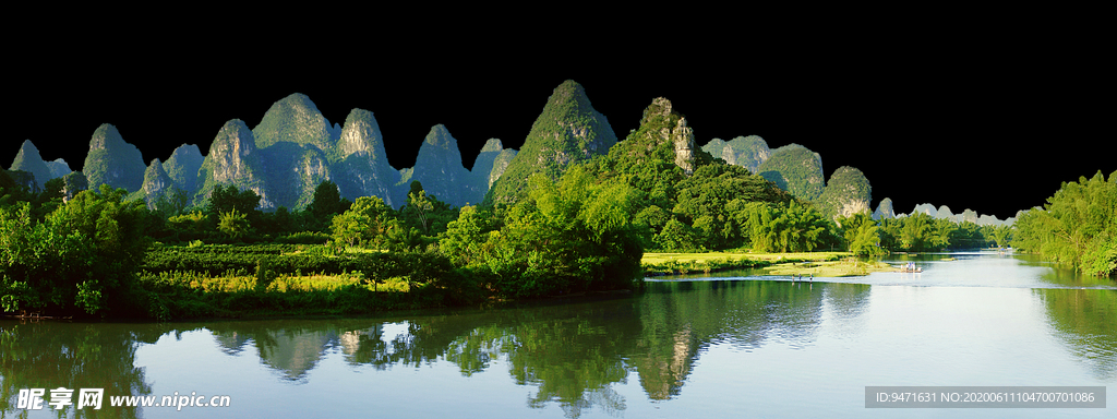 桂林山水抠图