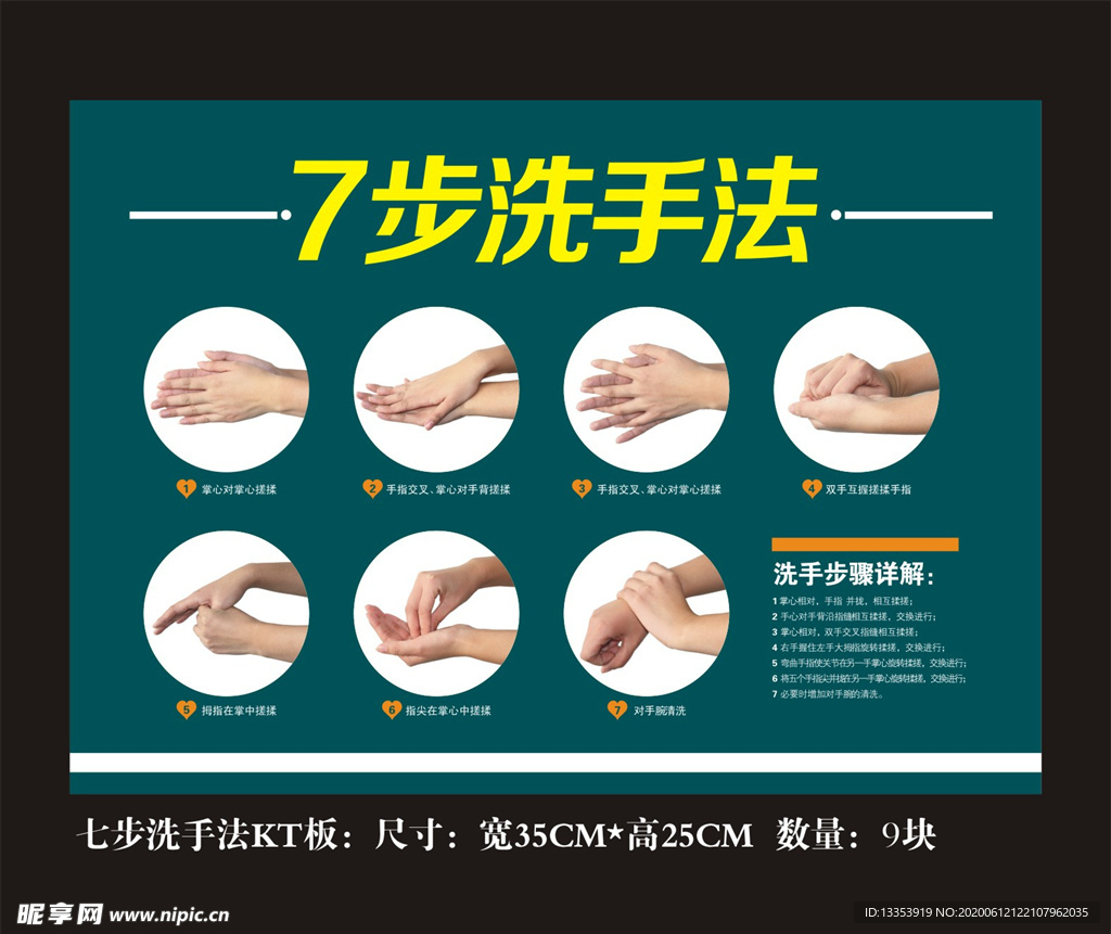 七步洗手法