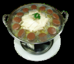 煲仔血肠川白肉