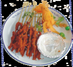 过火羊肉串