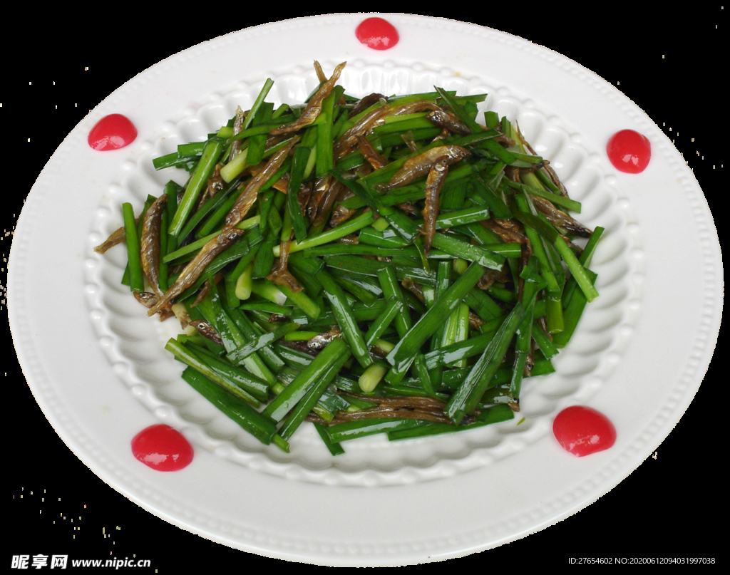 韭菜炒鱼干