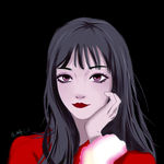 手绘美女