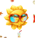 夏日太阳素材