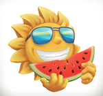 夏日太阳素材