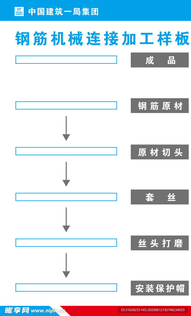 钢筋机械连接加工样板