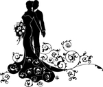 婚庆人物剪影