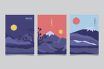 几何背景海报