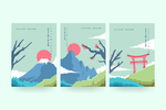 几何背景海报