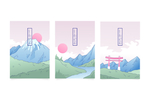 几何背景海报