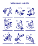 简约线条简笔图案