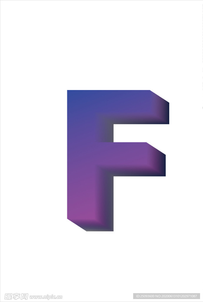 F字母logo标志