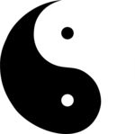 中国风采 太极八卦图 简易