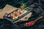 秘制五花肉18元3串摄影图