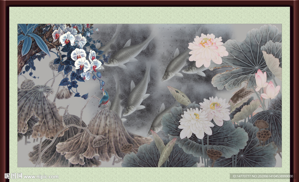 荷花图