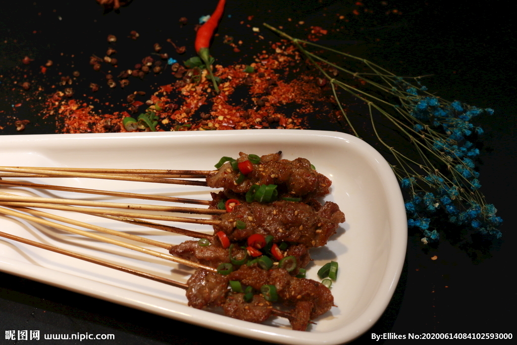 烧烤 烤串  烤肉 烧烤照片