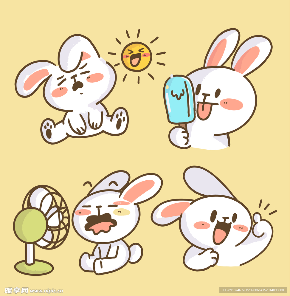 卡通兔子