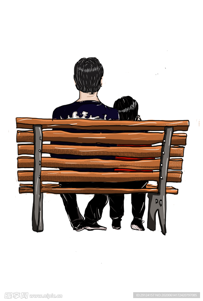 父亲节插画