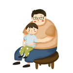 父亲节插画