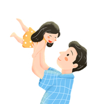 父亲节插画