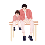 父亲节插画