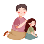 父亲节插画