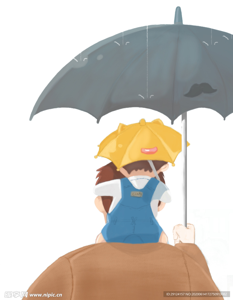父亲节插画