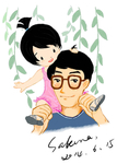 父亲节插画