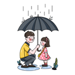 父亲节插画