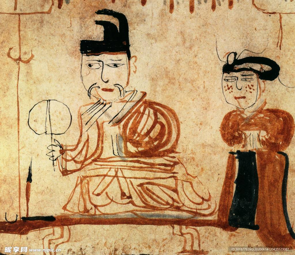 古代人物画设计图__绘画书法_文化艺术_设计图库_昵图网