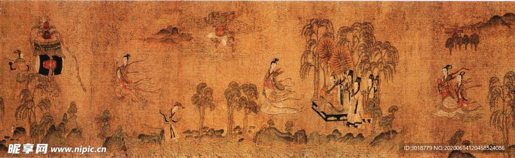 古代人物画设计图__绘画书法_文化艺术_设计图库_昵图网