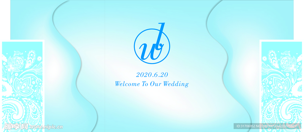 蓝色婚礼   婚礼设计