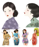 民国美女