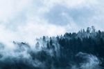 天空云山峰森林jpg