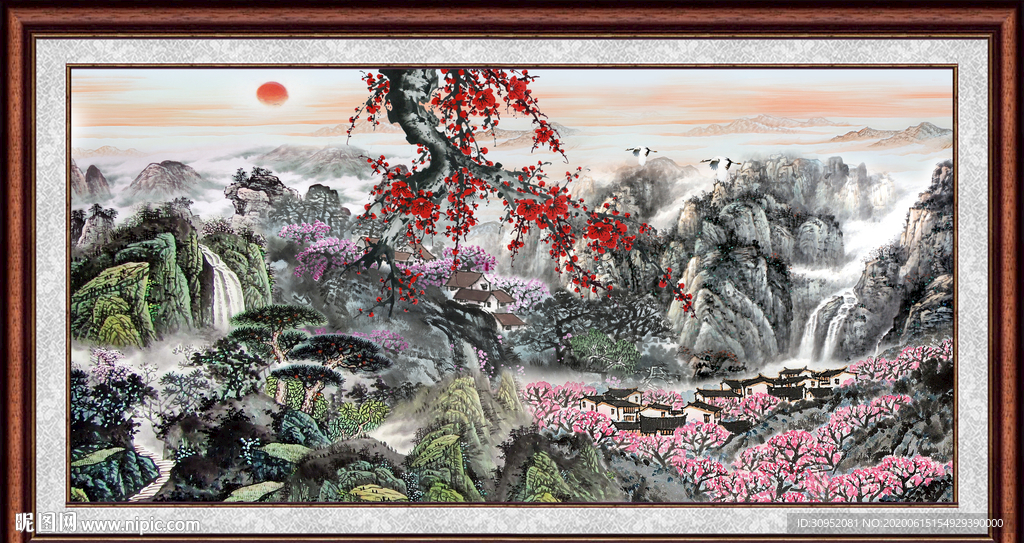国画山水