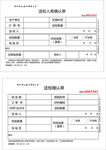 送检入库确认单