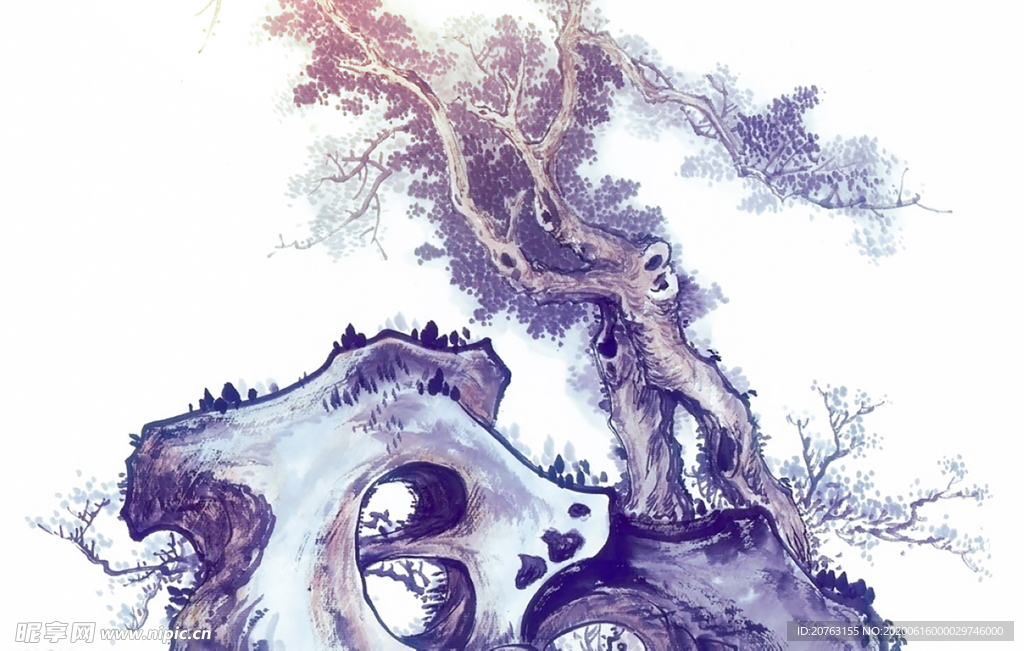 精美工笔国画