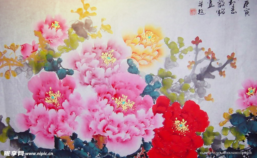 精美工笔国画