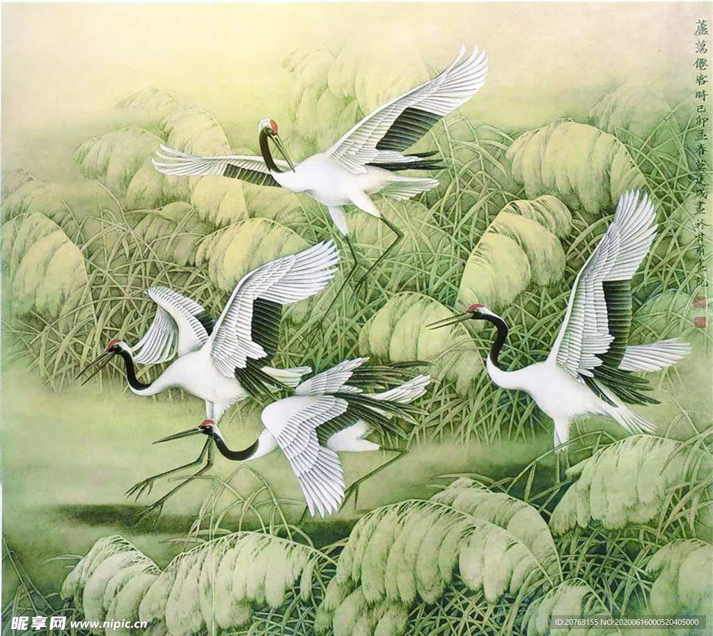 精美工笔国画