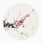 水墨画梅花