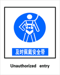 必须佩戴安全带