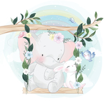 大象插画