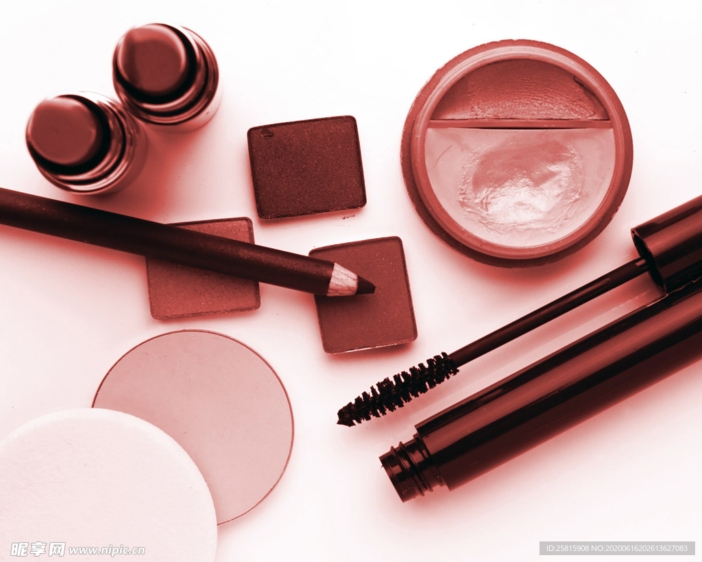 化妆品补妆工具图片