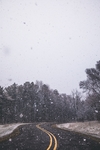 下雪的公路