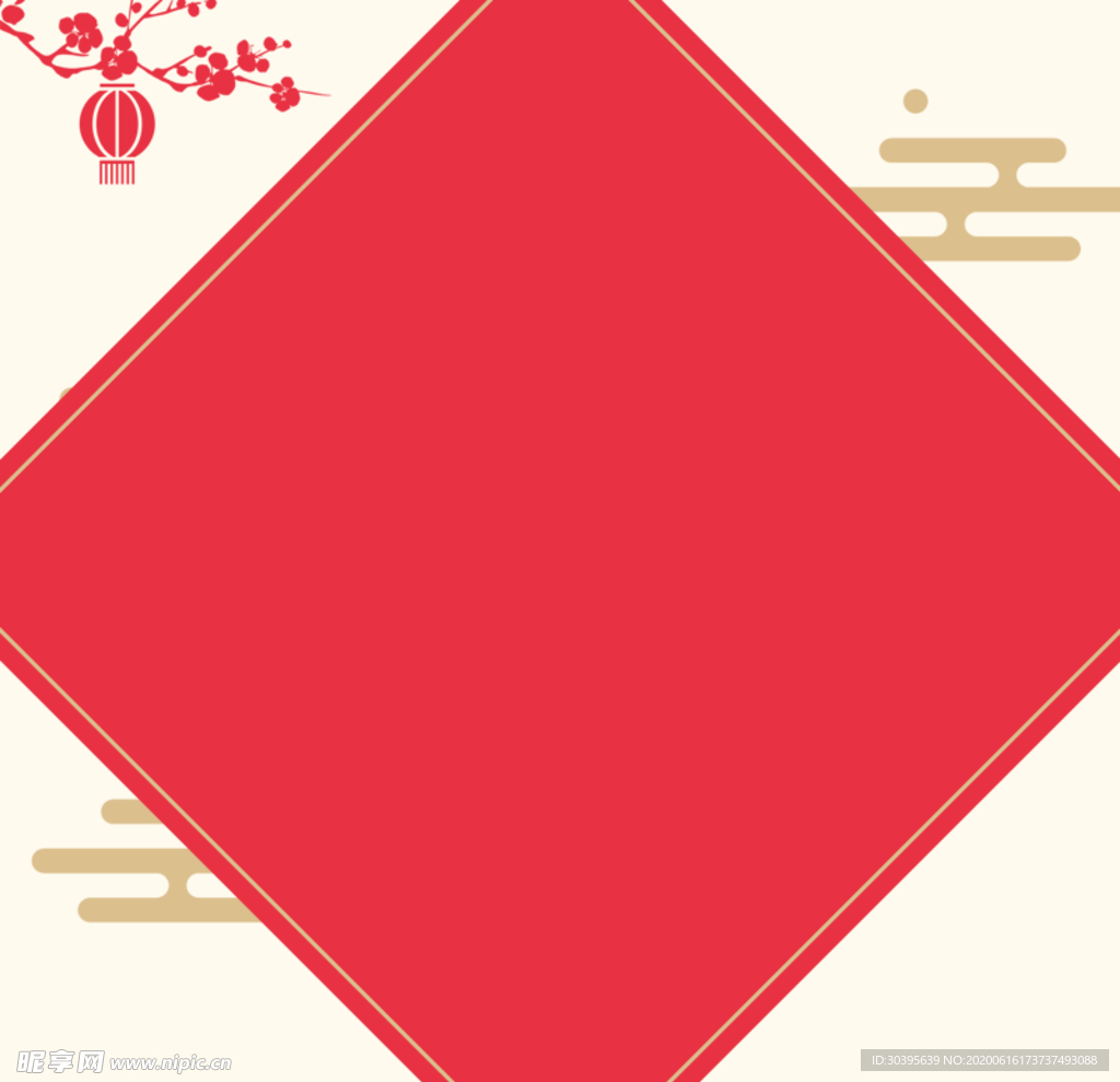 红色背景