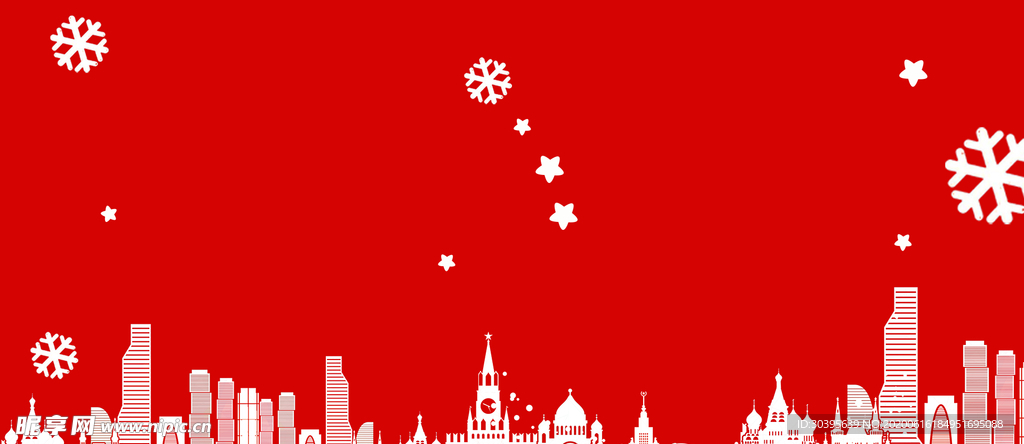 红色背景