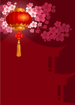 红色背景