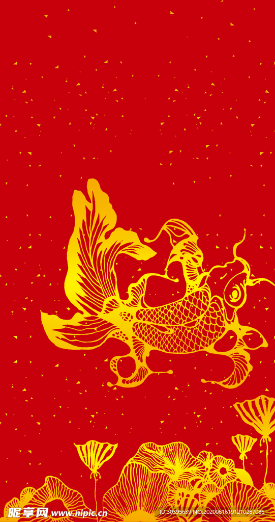 红色背景